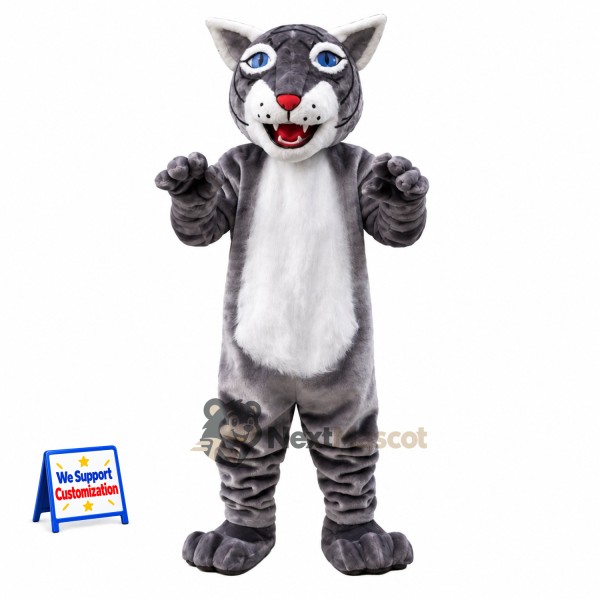 Cat Mascot Costume - Gray for Parades
