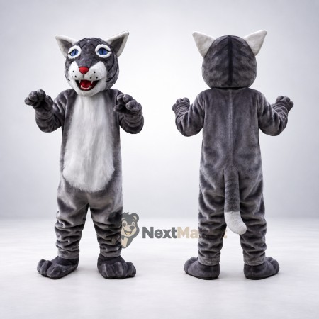 Cat Mascot Costume - Gray for Parades Cat Mascot Costume - Gray for Parades
