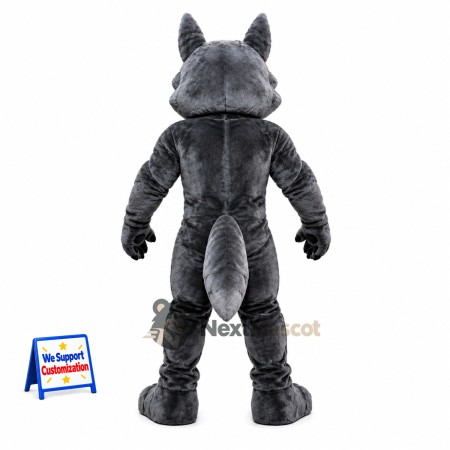 Wolf Mascot Costume - Muscular, Gray Wolf Mascot Costume - Muscular, Gray