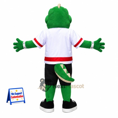 Crocodile Mascot Costume - White Shirt Crocodile Mascot Costume - White Shirt