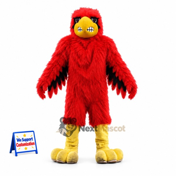 Bird Mascot Costume - Red for Parades