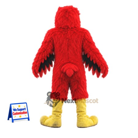 Bird Mascot Costume - Red for Parades Bird Mascot Costume - Red for Parades