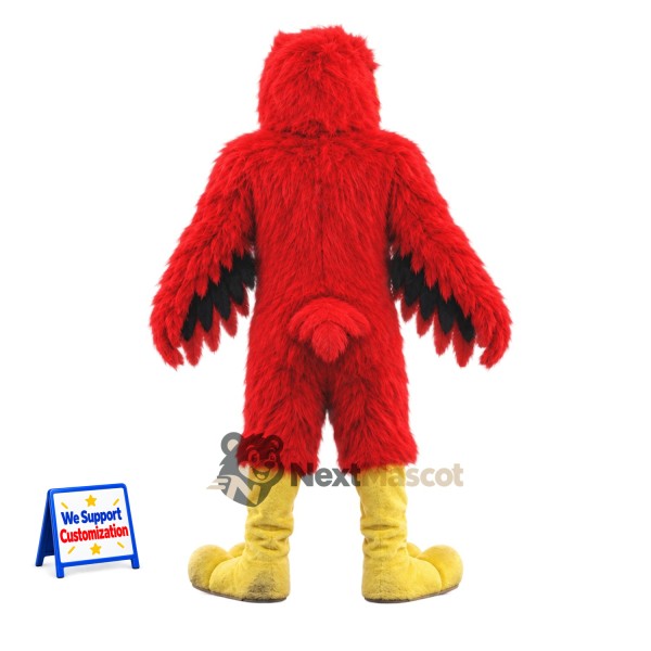 Bird Mascot Costume - Red for Parades Bird Mascot Costume - Red for Parades
