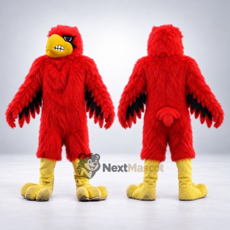 Bird Mascot Costume - Red for Parades Bird Mascot Costume - Red for Parades