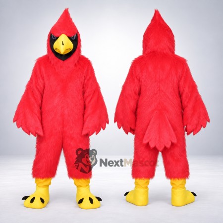 Cardinal Mascot Costume - Red for Parades Cardinal Mascot Costume - Red for Parades