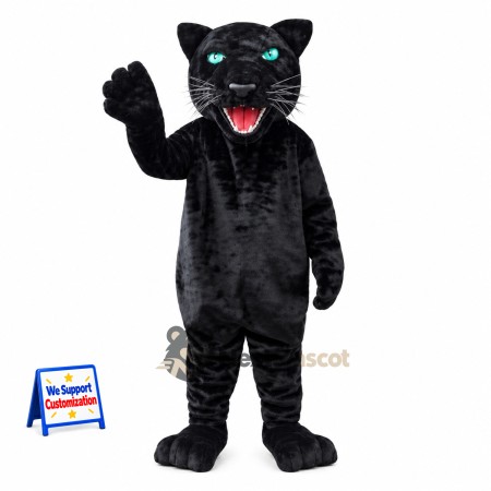Panther Mascot Costume - Black for School Events Panther Mascot Costume - Black for School Events