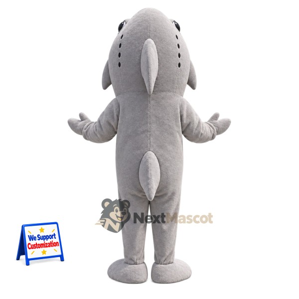 Shark Mascot Costume - Gray for Beach Parties Shark Mascot Costume - Gray for Beach Parties