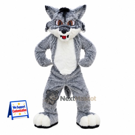Wolf Mascot Costume - Gray for Pep Rallies Wolf Mascot Costume - Gray for Pep Rallies