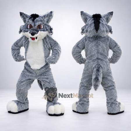 Wolf Mascot Costume - Gray for Pep Rallies Wolf Mascot Costume - Gray for Pep Rallies