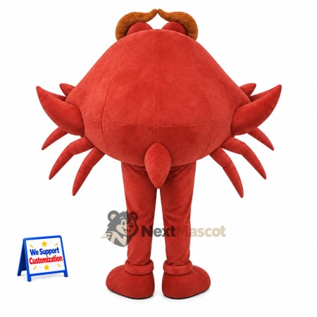 Crab Mascot Costume - Red for Aquarium Events Crab Mascot Costume - Red for Aquarium Events