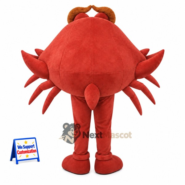 Crab Mascot Costume - Red for Aquarium Events Crab Mascot Costume - Red for Aquarium Events