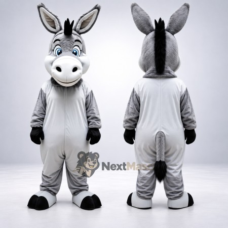 Donkey Mascot Costume - Gray for Parades Donkey Mascot Costume - Gray for Parades