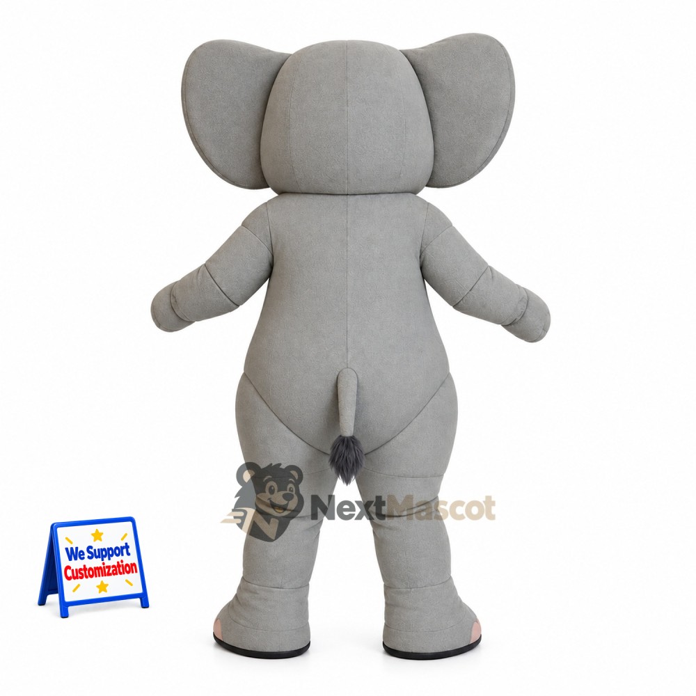 Elephant Mascot Costume - Gray for School Events Elephant Mascot Costume - Gray for School Events