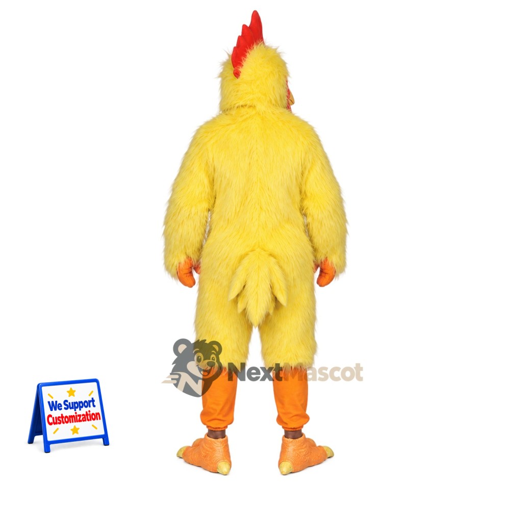 Rooster Mascot Costume - Yellow for Parades