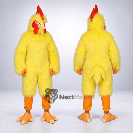 Rooster Mascot Costume - Yellow for Parades