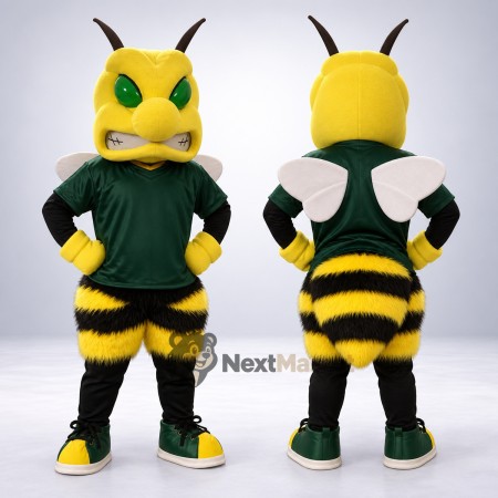 Wasp Mascot Costume - Green Shirt for Parades Wasp Mascot Costume - Green Shirt for Parades