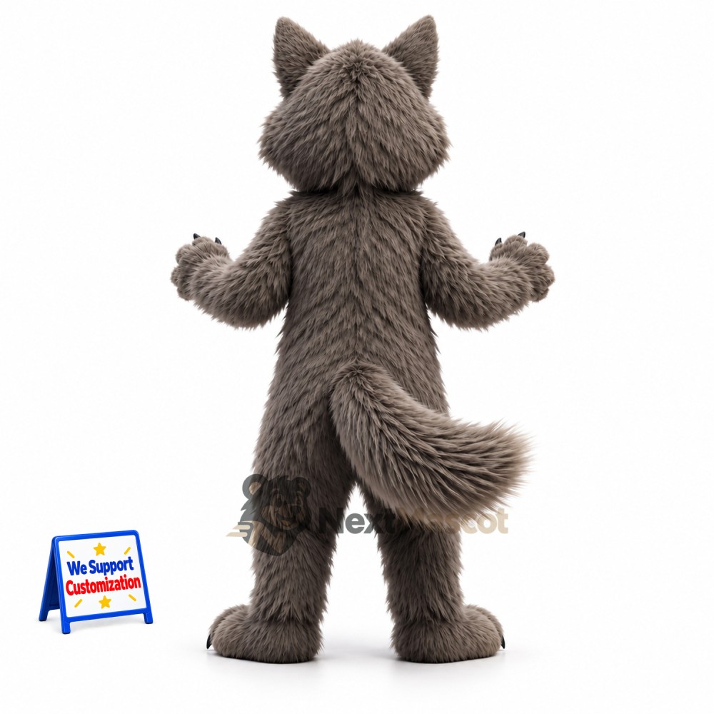 Wolf Mascot Costume - Gray for Carnivals Wolf Mascot Costume - Gray for Carnivals