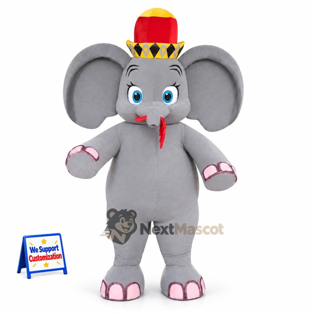 Elephant Mascot Costume - Circus Style