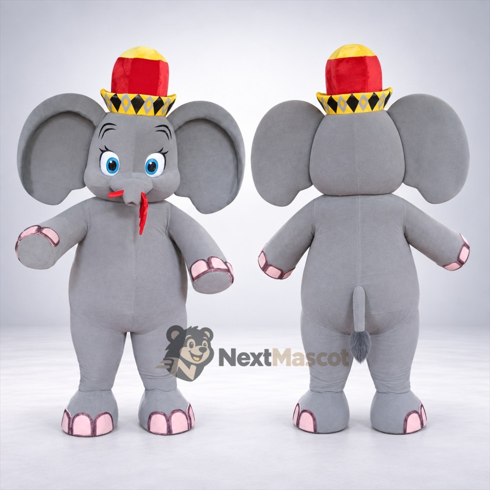 Elephant Mascot Costume - Circus Style