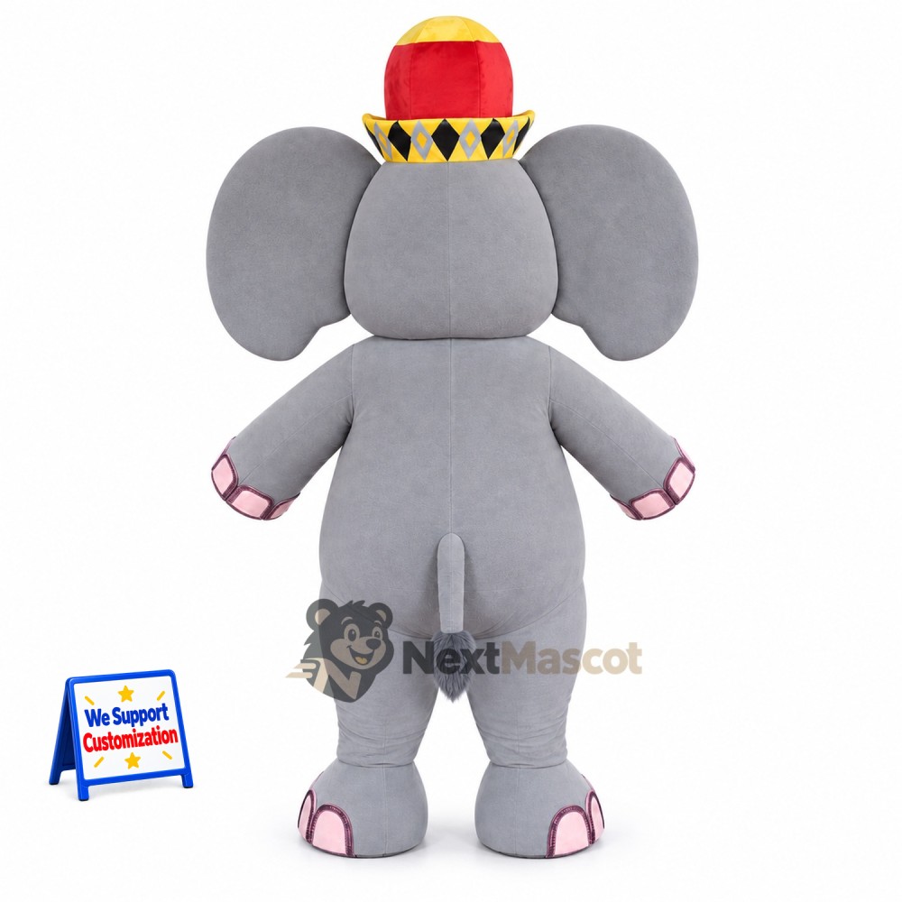 Elephant Mascot Costume - Circus Style