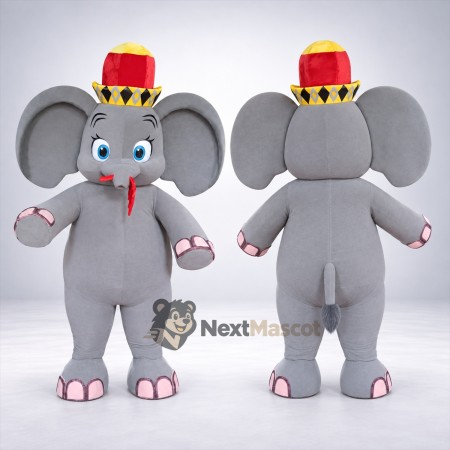 Elephant Mascot Costume - Circus Style