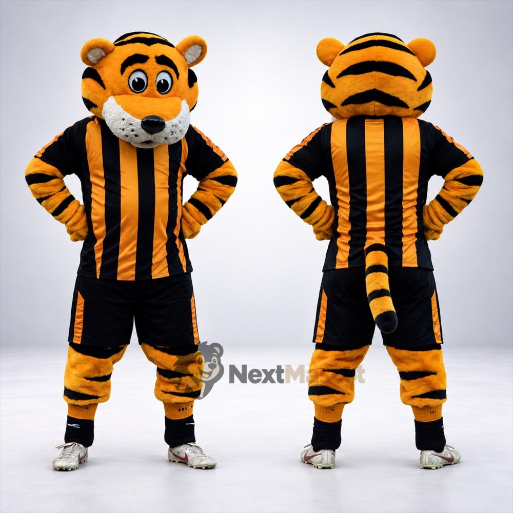 Tiger Mascot Costume - Striped Uniform Tiger Mascot Costume - Striped Uniform