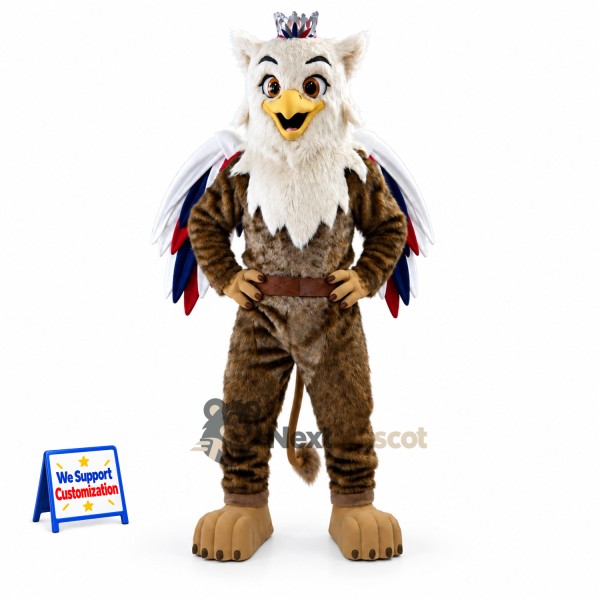 Bald Eagle Mascot Costume - Feather Headdress