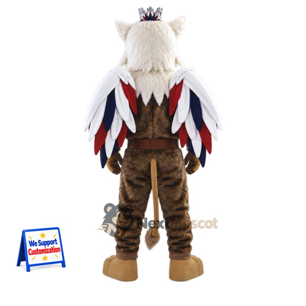 Bald Eagle Mascot Costume - Feather Headdress