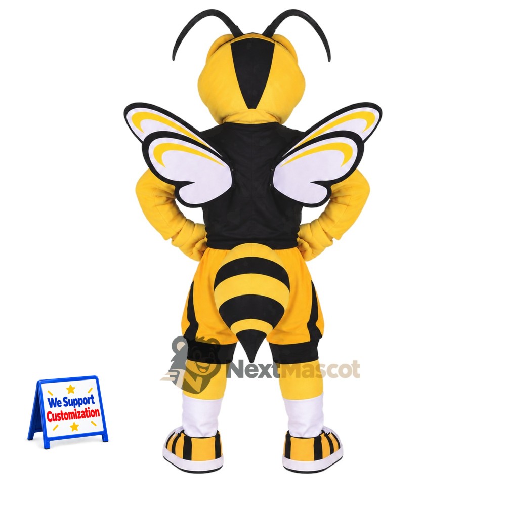 Bee Mascot Costume - Muscular Bee Mascot Costume - Muscular