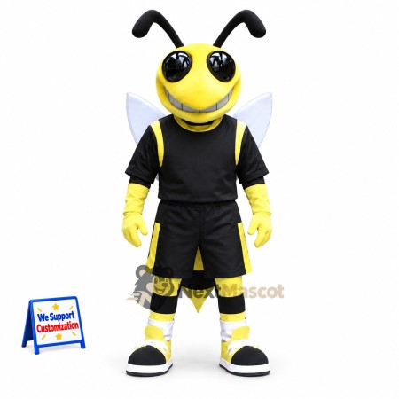 Bee Mascot Costume - Black Uniform Bee Mascot Costume - Black Uniform