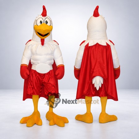 Rooster Mascot Costume - Muscular Rooster Mascot Costume - Muscular