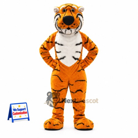 Tiger Mascot Costume - Orange for Community Events Tiger Mascot Costume - Orange for Community Events