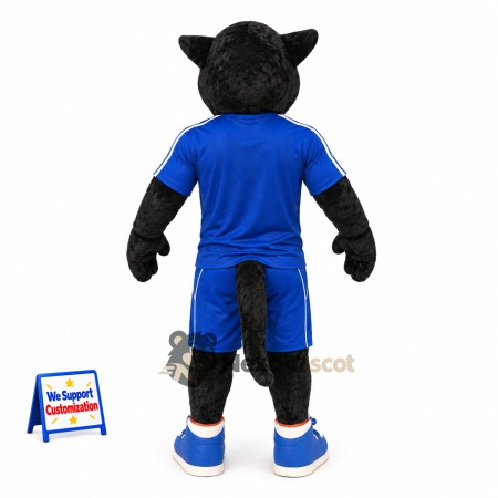 Panther Mascot Costume - Blue Uniform Panther Mascot Costume - Blue Uniform