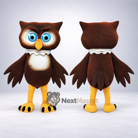Owl Mascot Costume - Brown for Parades Owl Mascot Costume - Brown for Parades