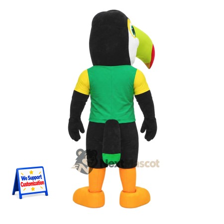 Toucan Mascot Costume - Green Toucan Mascot Costume - Green