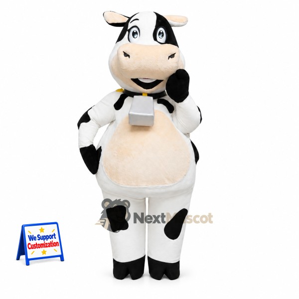 Cow Mascot Costume - Spotted for Birthday Parties