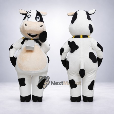 Cow Mascot Costume - Spotted for Birthday Parties Cow Mascot Costume - Spotted for Birthday Parties