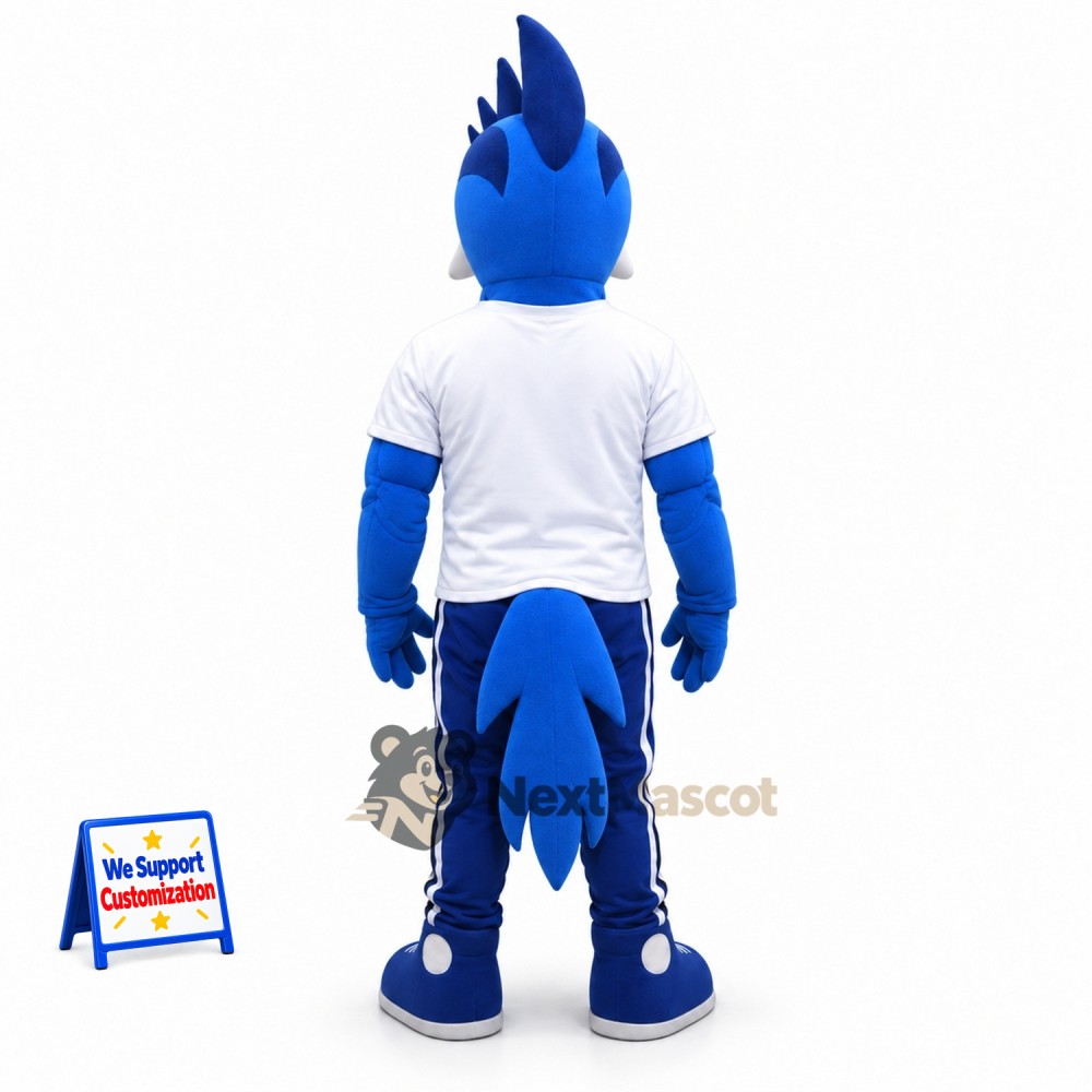 Blue Jay Mascot Costume - White Shirt Blue Jay Mascot Costume - White Shirt