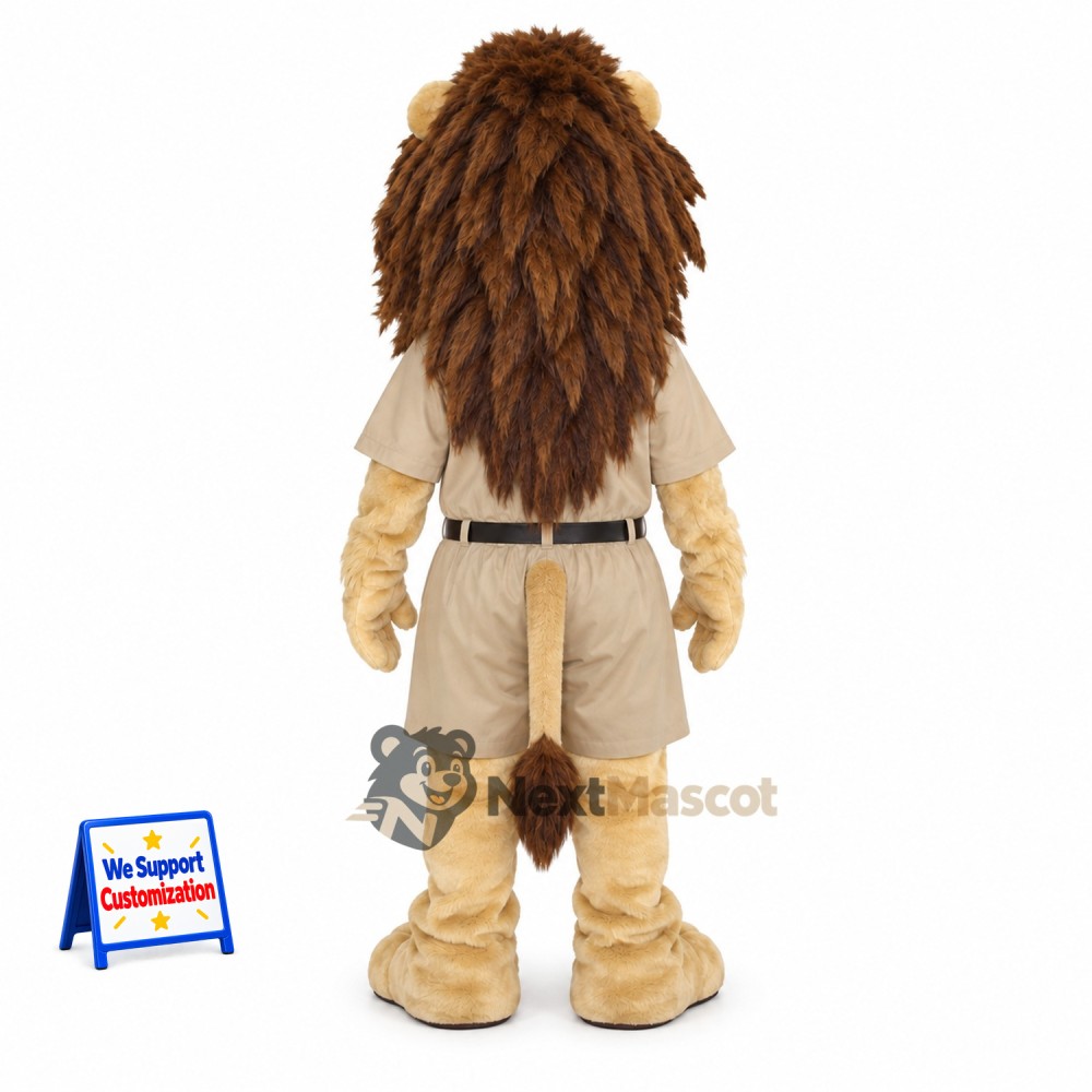 Lion Mascot Costume - Safari Outfit Lion Mascot Costume - Safari Outfit