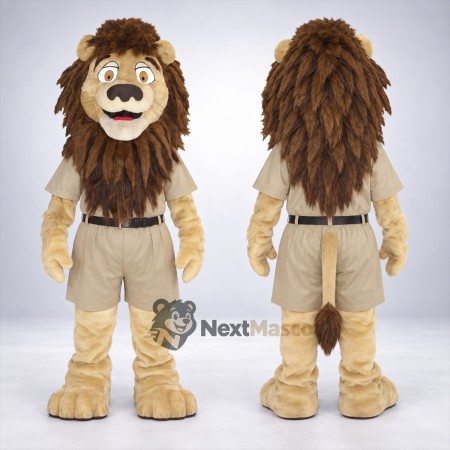 Lion Mascot Costume - Safari Outfit Lion Mascot Costume - Safari Outfit