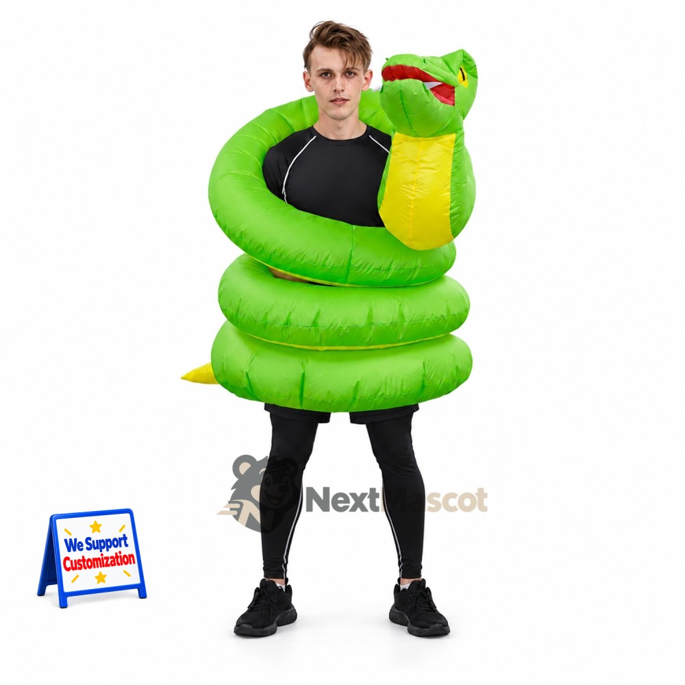 Snake Mascot Costume - Inflatable