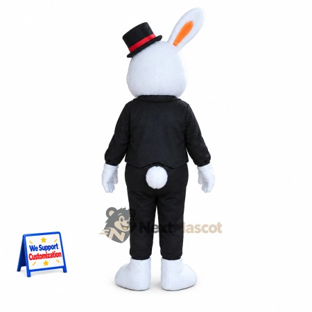 Rabbit Mascot Costume - Tuxedo Rabbit Mascot Costume - Tuxedo