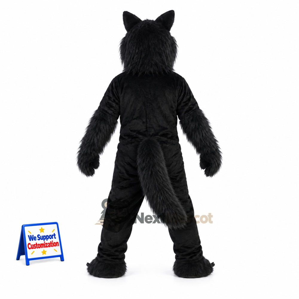 Wolf Mascot Costume - Black (NMA421) Wolf Mascot Costume - Black (NMA421)