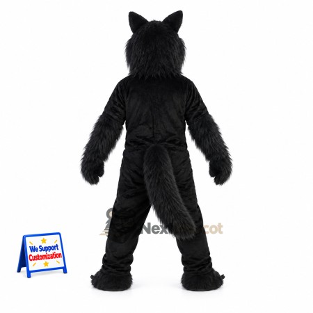 Wolf Mascot Costume - Black (NMA421) Wolf Mascot Costume - Black (NMA421)
