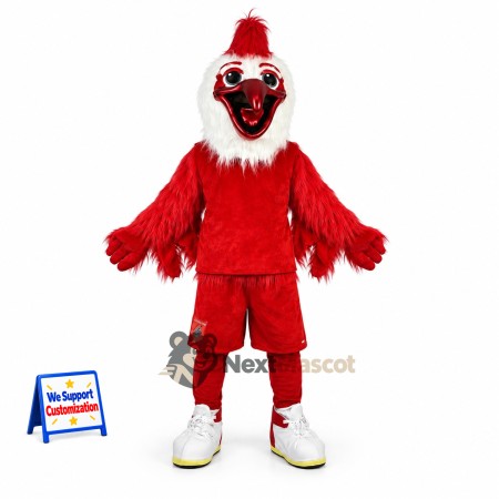 Rooster Mascot Costume - Red for School Events Rooster Mascot Costume - Red for School Events