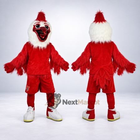 Rooster Mascot Costume - Red for School Events Rooster Mascot Costume - Red for School Events