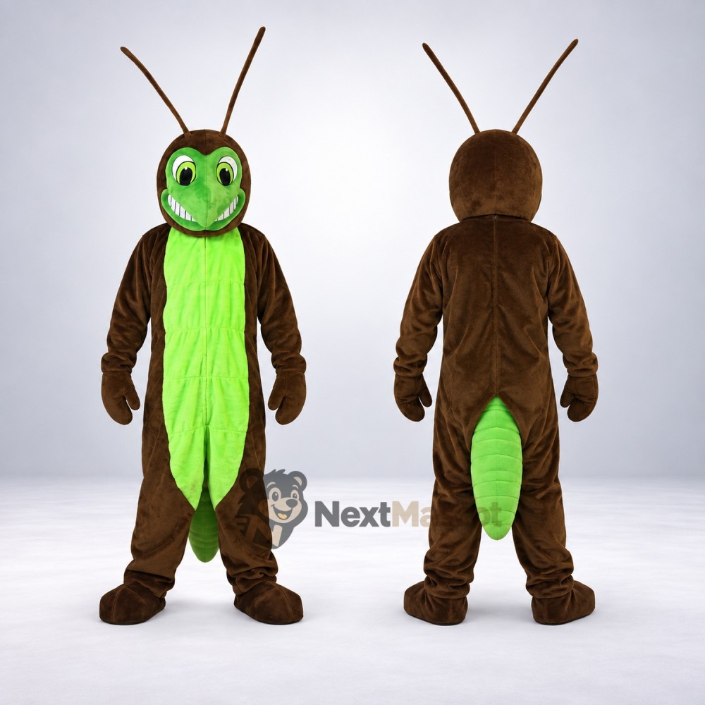 Grasshopper Mascot Costume - Green for School Events Grasshopper Mascot Costume - Green for School Events