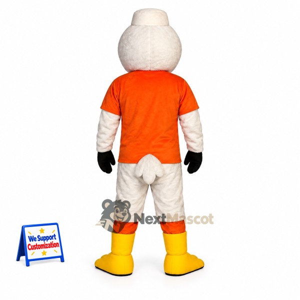 Duck Mascot Costume - Orange Shirt Duck Mascot Costume - Orange Shirt