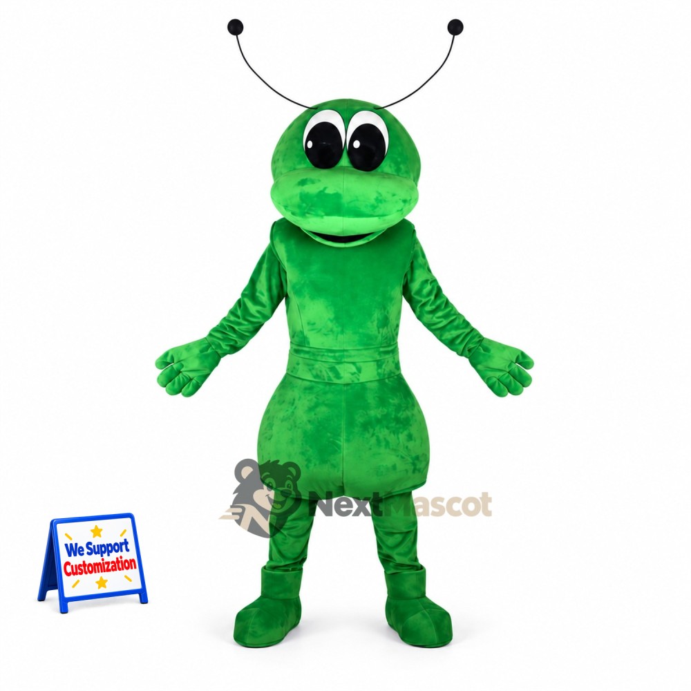 Grasshopper Mascot Costume - Green for Community Events Grasshopper Mascot Costume - Green for Community Events