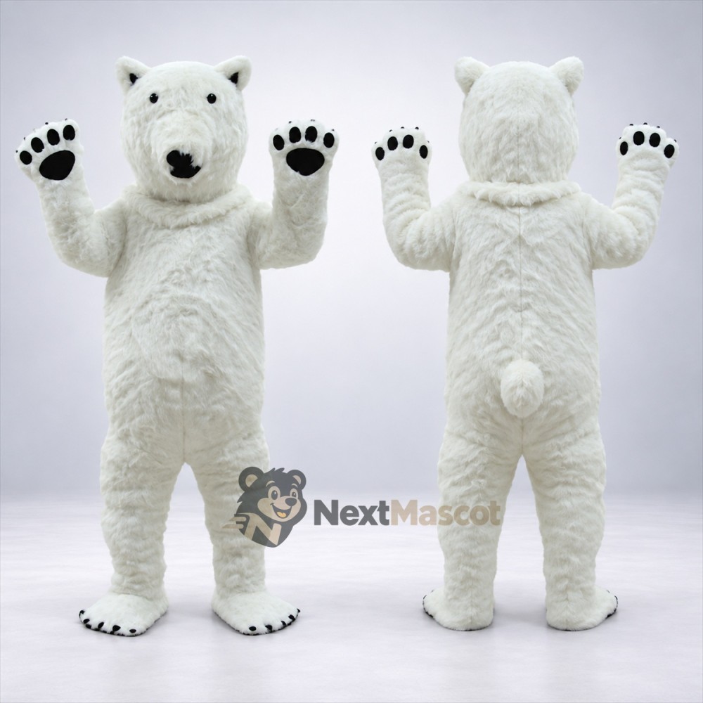 Polar Bear Mascot Costume for Parades Polar Bear Mascot Costume for Parades